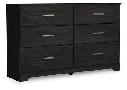 Belachime Charcoal King Panel Bed, Dresser, Chest and 2 Nightstands - B2589B14