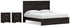 Belachime King Panel Bed with Dresser and 2 Nightstands in Charcoal - PKG018409