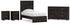 Belachime Twin Panel Bed with Dresser and 2 Nightstands in Charcoal - PKG018420
