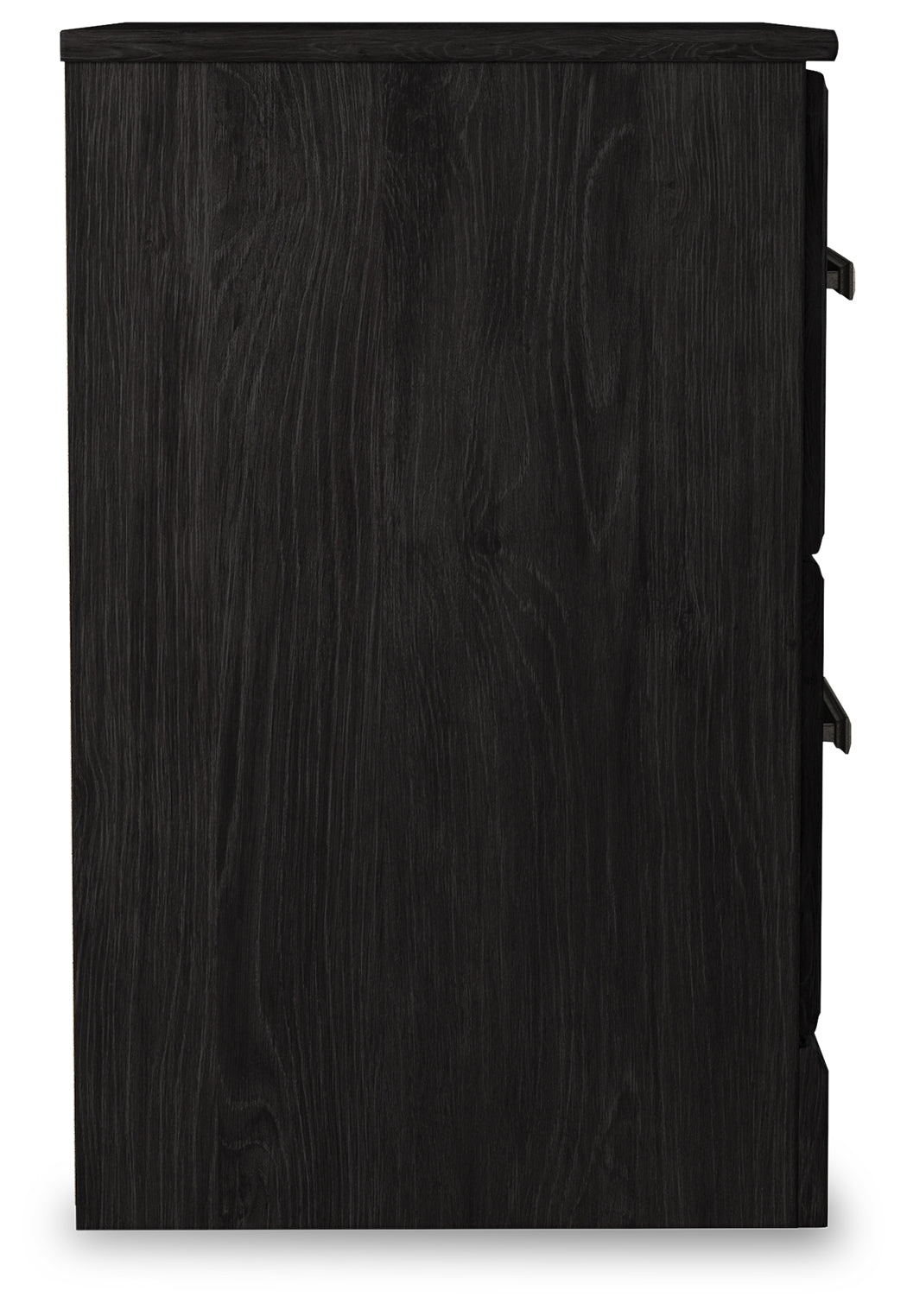 Belachime Twin Panel Bed with Nightstand in Charcoal - PKG018421