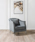 Belinda Gray Velvet Chair [ETA: 1/15] - BELINDAGRAY-CHAIR