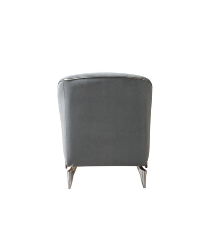 Belinda Gray Velvet Chair [ETA: 1/15] - BELINDAGRAY-CHAIR