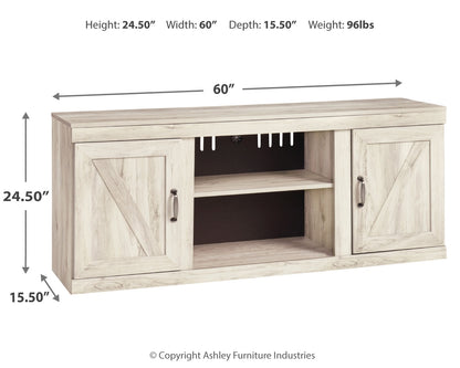 Bellaby Whitewash 4-Piece Entertainment Center - EW0331W6