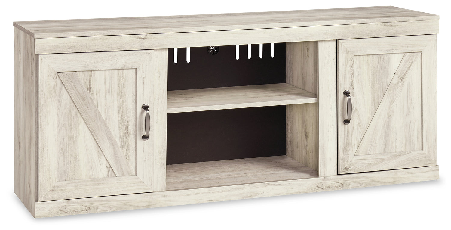 Bellaby Whitewash 4-Piece Entertainment Center - EW0331W6