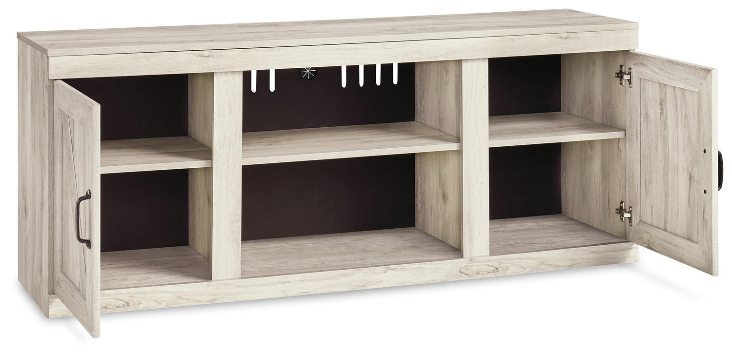 Bellaby Whitewash 4-Piece Entertainment Center - EW0331W6