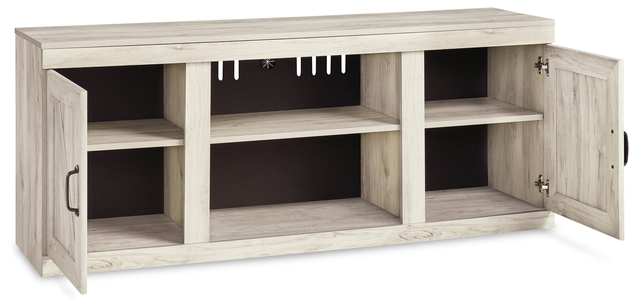 Bellaby Whitewash 4-Piece Entertainment Center - EW0331W6