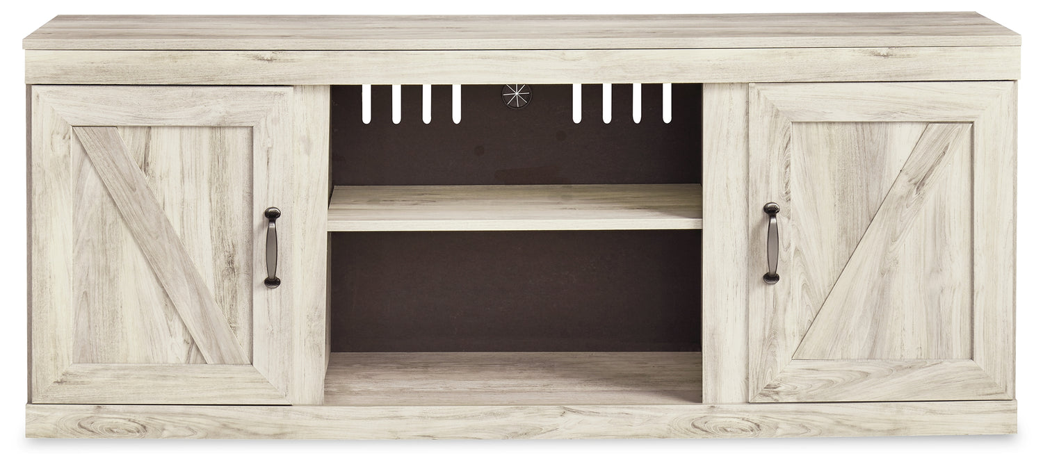 Bellaby Whitewash 4-Piece Entertainment Center - EW0331W6