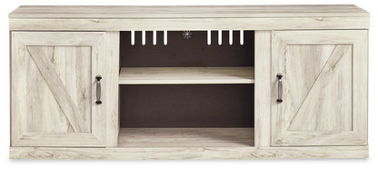 Bellaby Whitewash 4-Piece Entertainment Center - EW0331W6
