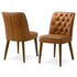 Belmont Cognac Vegan Leather Dining Chair - Set Of 2 - DCH00404401
