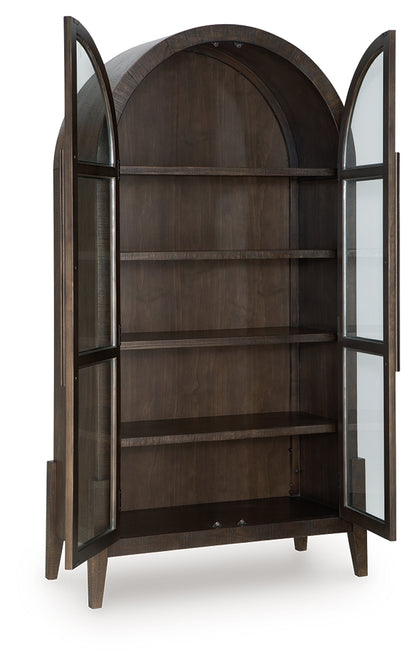 Benhall Dark Brown Accent Cabinet - A4000727