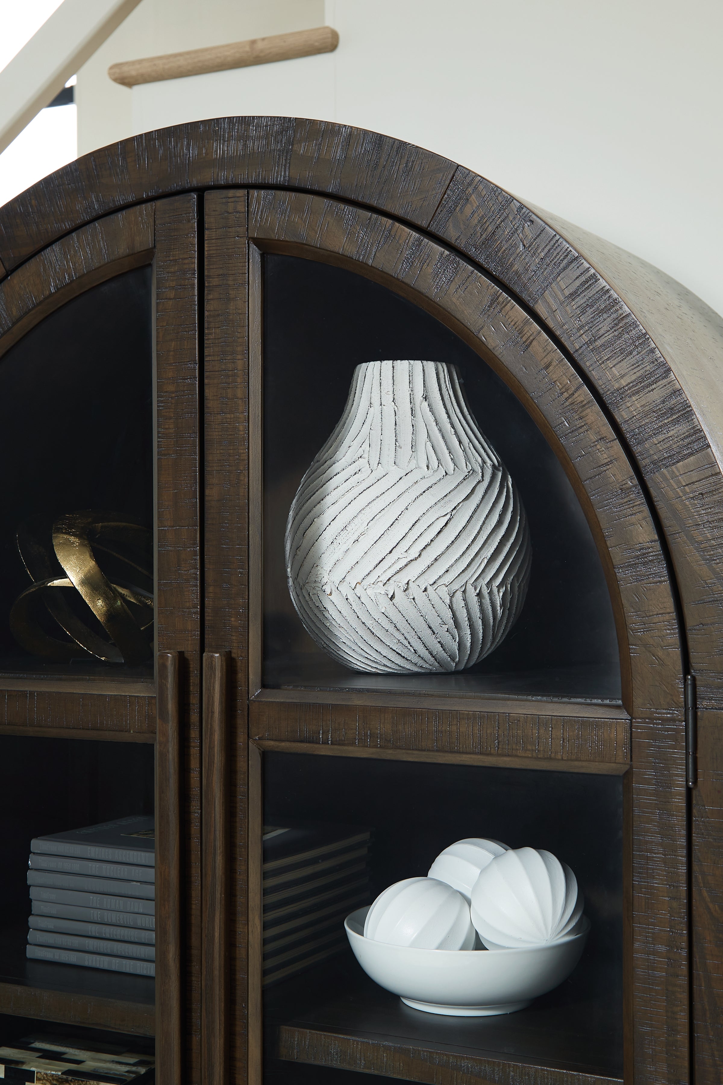 Benhall Dark Brown Accent Cabinet - A4000727