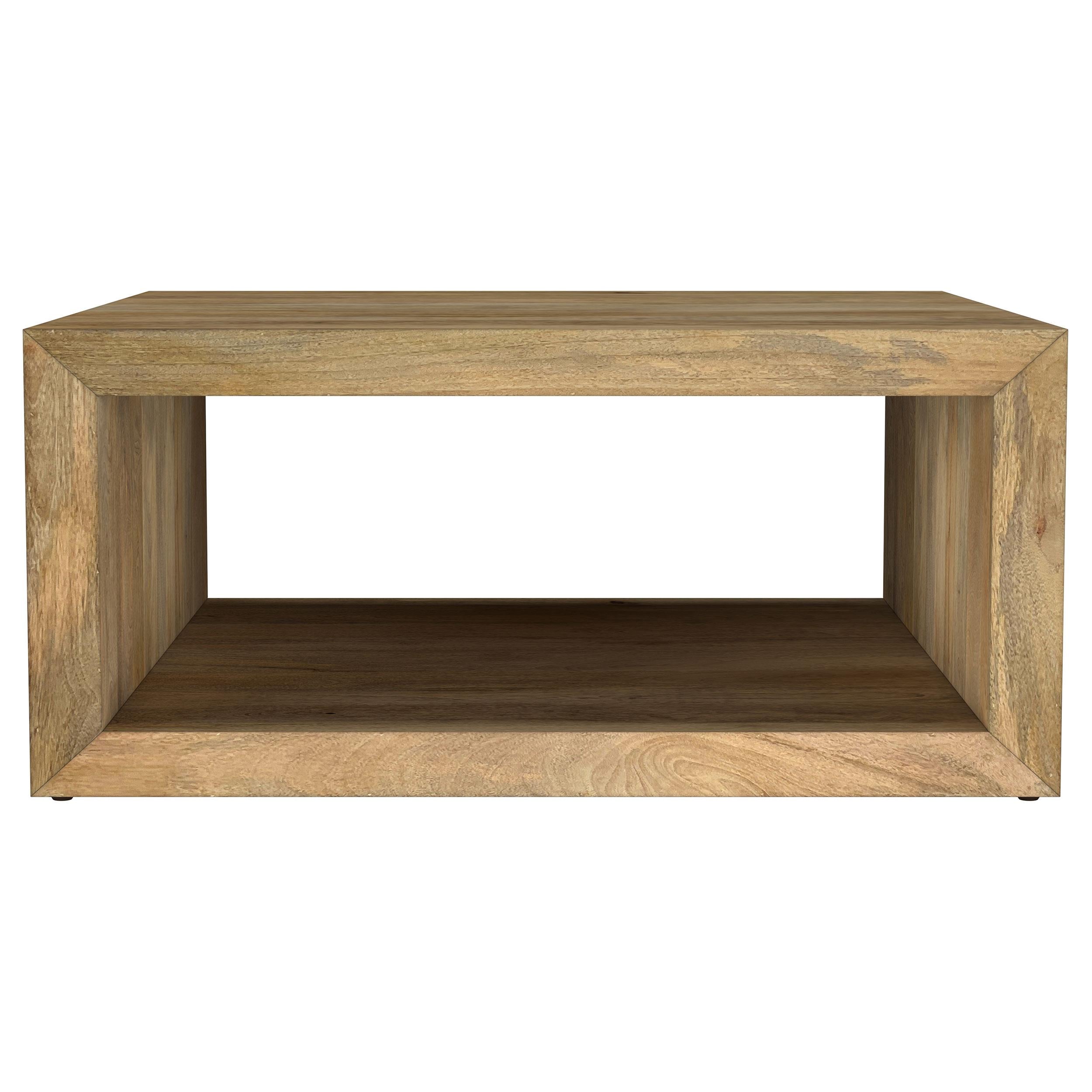 Benton Square Solid Mango Wood Coffee Table Natural - 706838