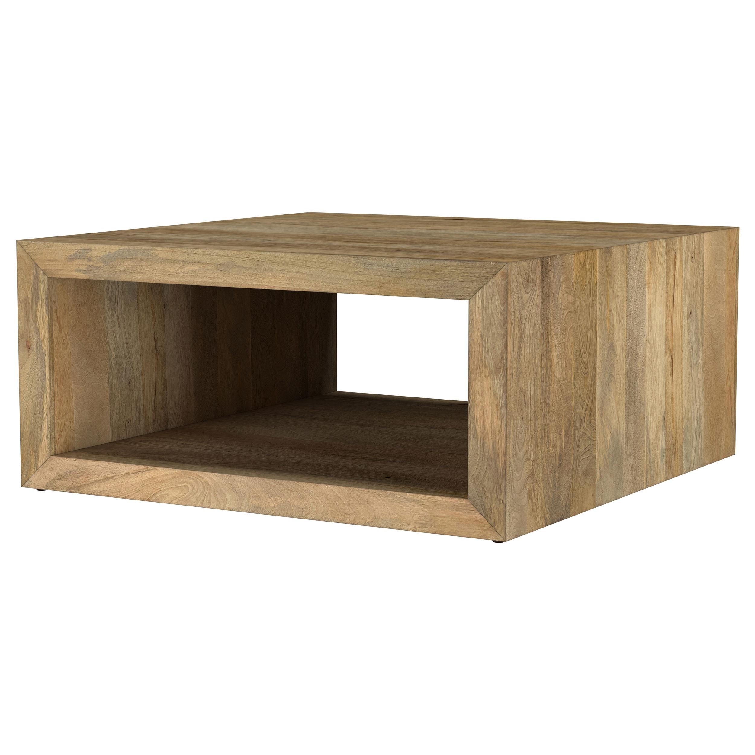 Benton Square Solid Mango Wood Coffee Table Natural - 706838