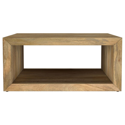 Benton Square Solid Mango Wood Coffee Table Natural - 706838