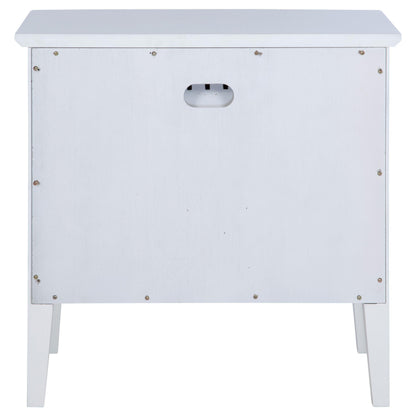 Bexhill 1-drawer Nightstand Bedside Table White - 223472