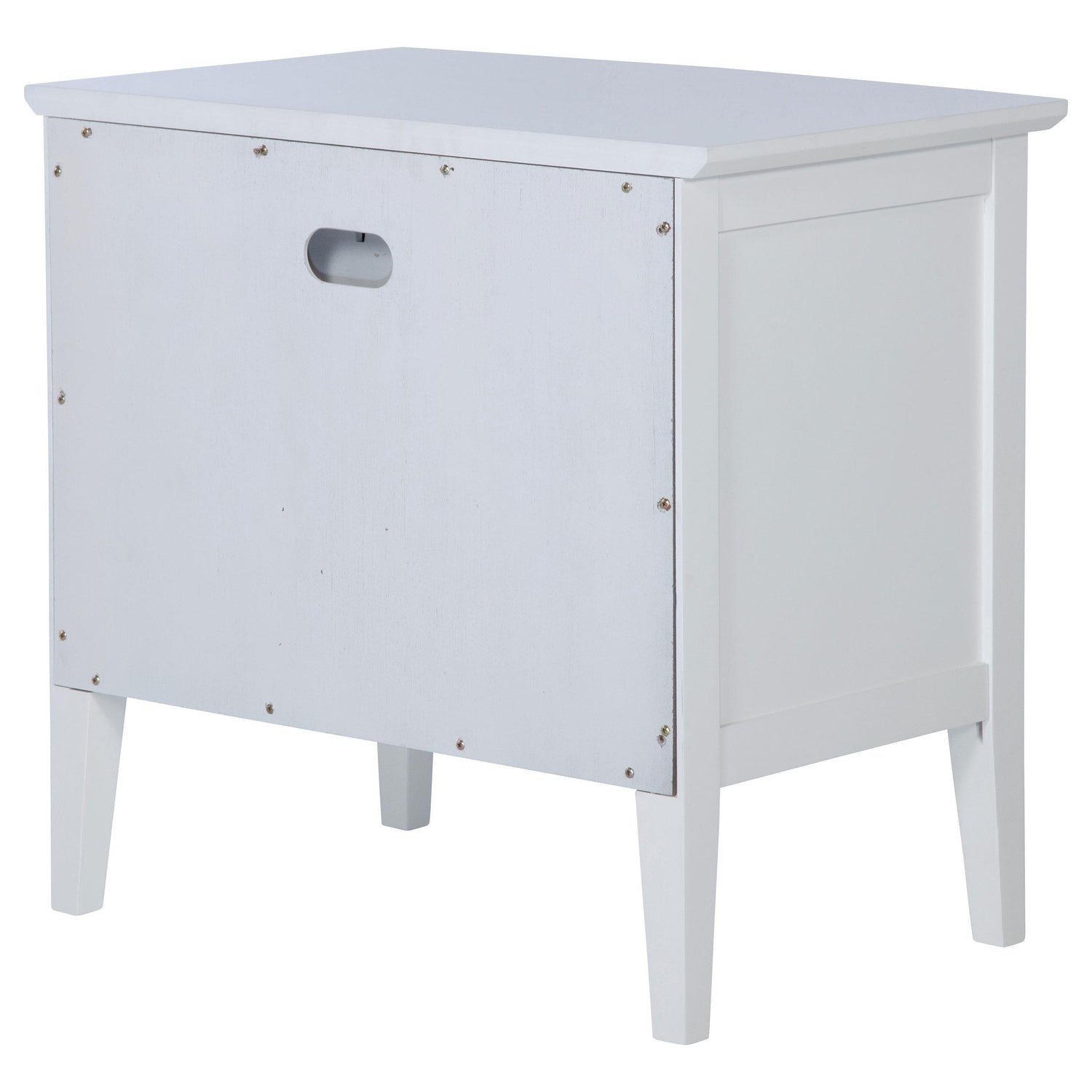 Bexhill 1-drawer Nightstand Bedside Table White - 223472