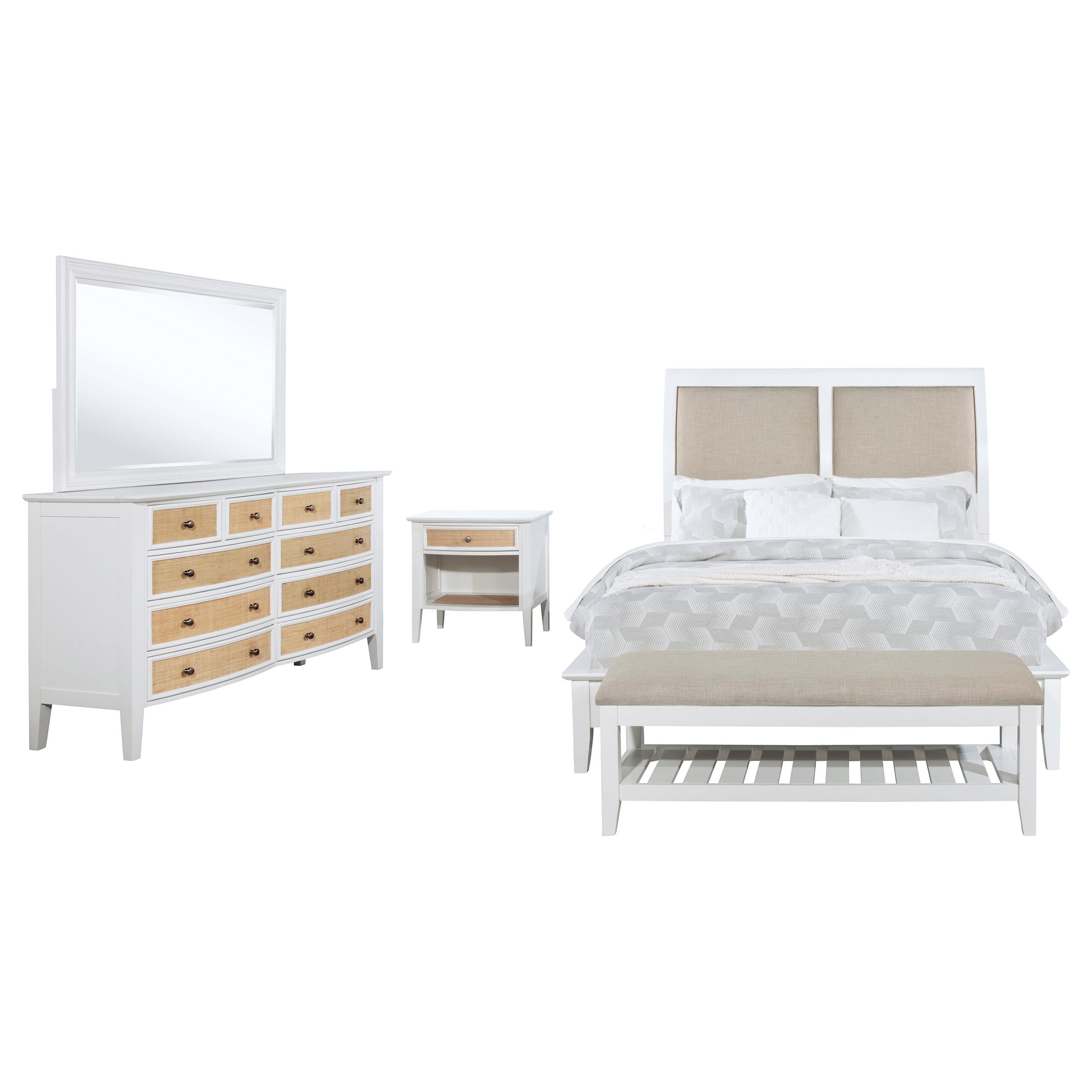 Bexhill 4-piece Queen Bedroom Set White - 223471Q-S4