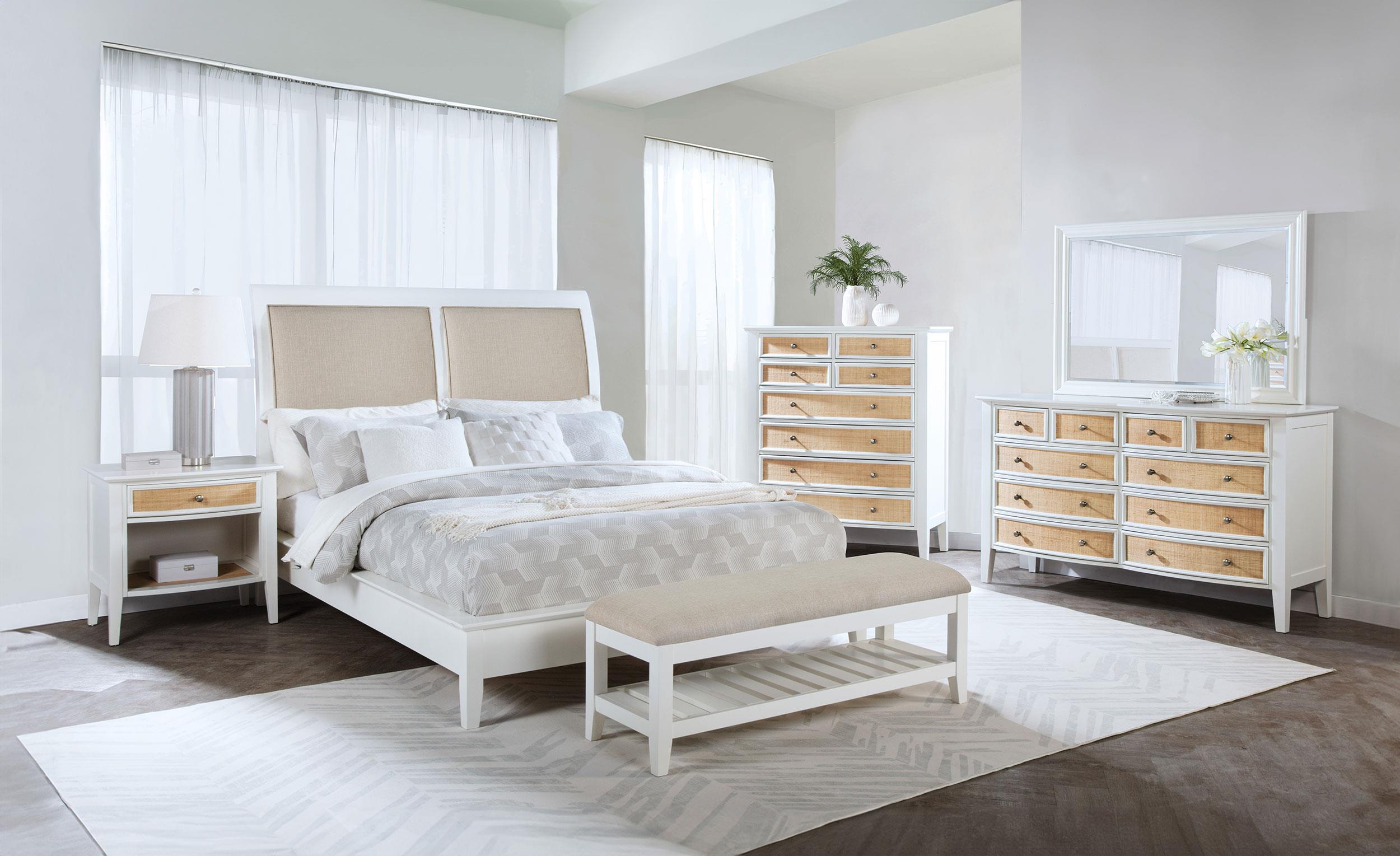 Bexhill 5-piece California King Bedroom Set White - 223471KW-S5