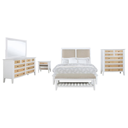Bexhill 5-piece Eastern King Bedroom Set White - 223471KE-S5