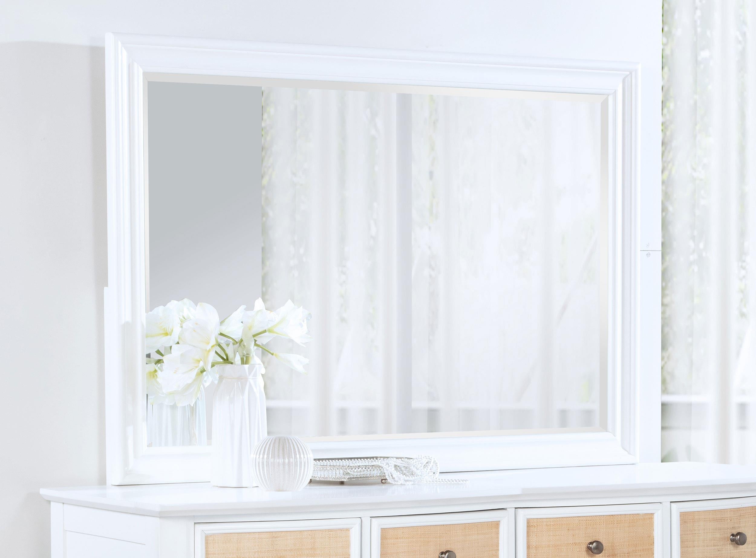 Bexhill Dresser Mirror White - 223474