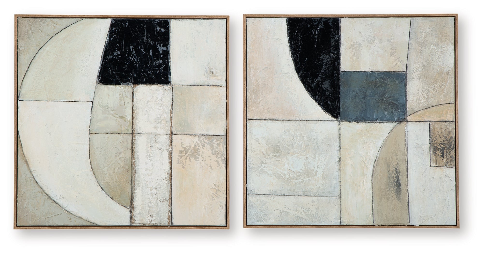 Bexlen Tan/Taupe/Black Wall Art (Set of 2) - A8000498