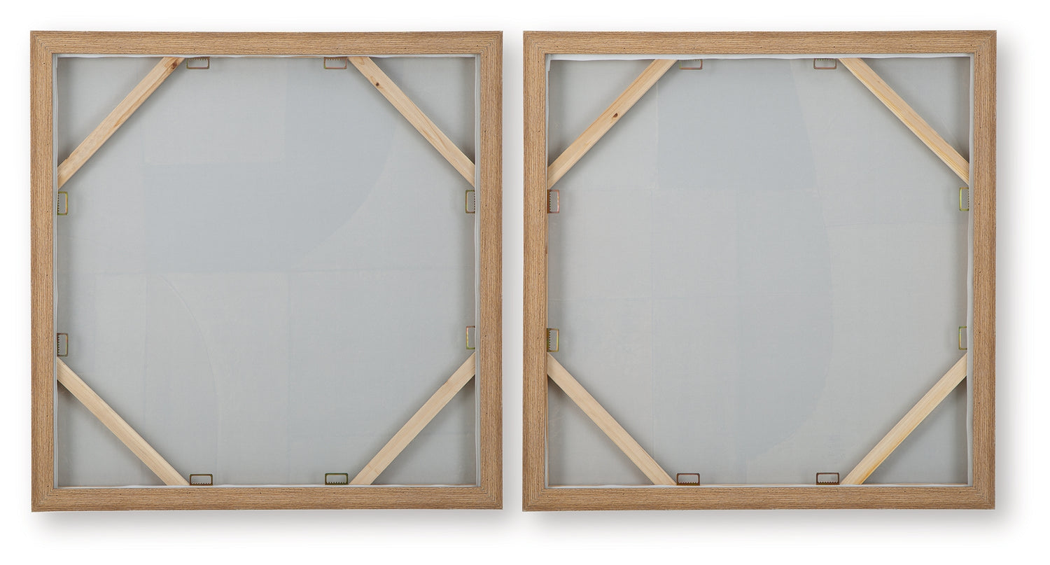 Bexlen Tan/Taupe/Black Wall Art (Set of 2) - A8000498