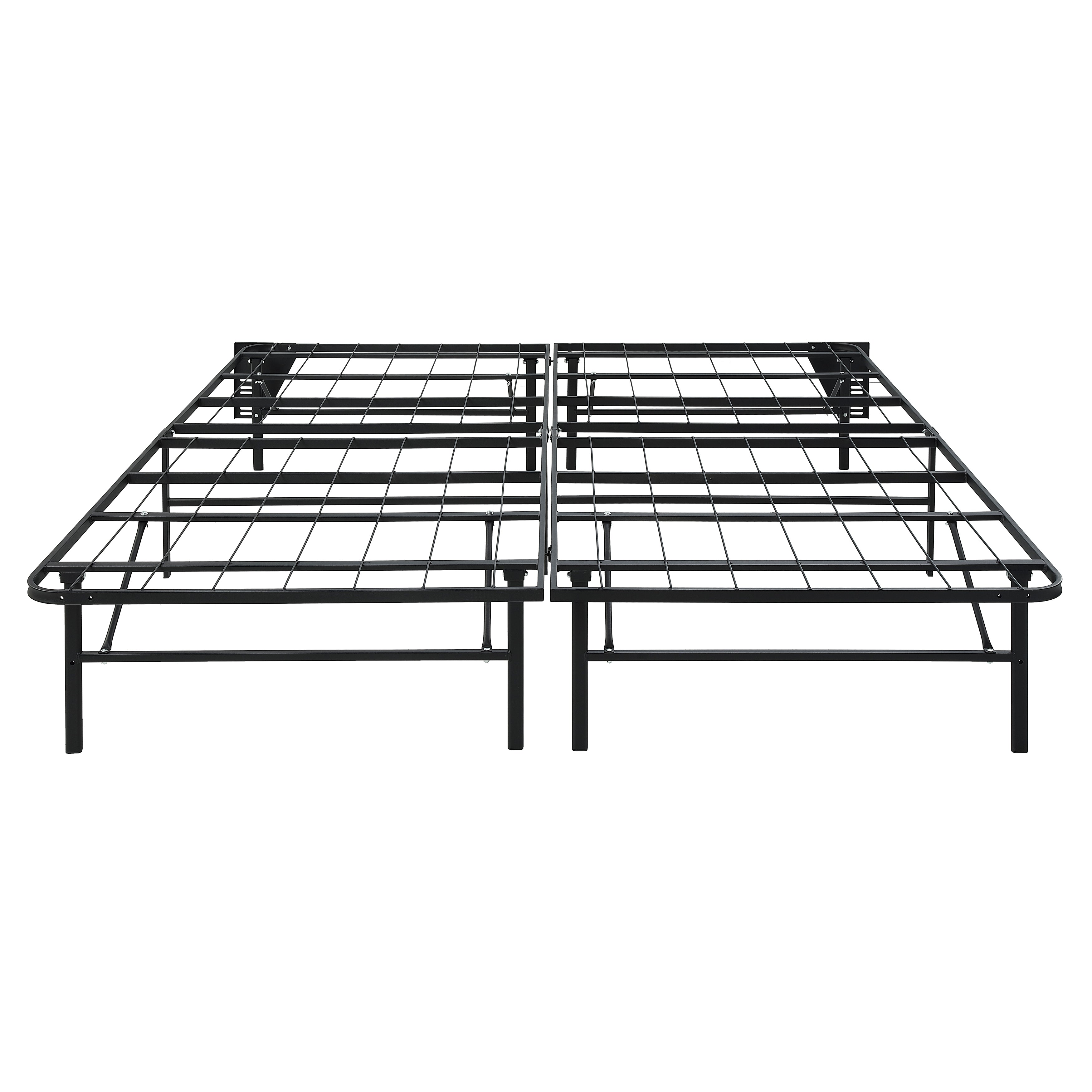 BF-1MT-EK Eastern King Foldable Metal Platform Bed Frame, Toolless - BF-1MT-EK