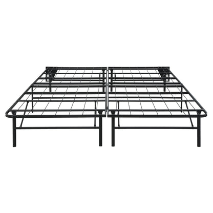 BF-1MT-EK Eastern King Foldable Metal Platform Bed Frame, Toolless - BF-1MT-EK