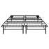 BF-1MT-EK Eastern King Foldable Metal Platform Bed Frame, Toolless - BF-1MT-EK