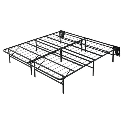 BF-1MT-EK Eastern King Foldable Metal Platform Bed Frame, Toolless - BF-1MT-EK