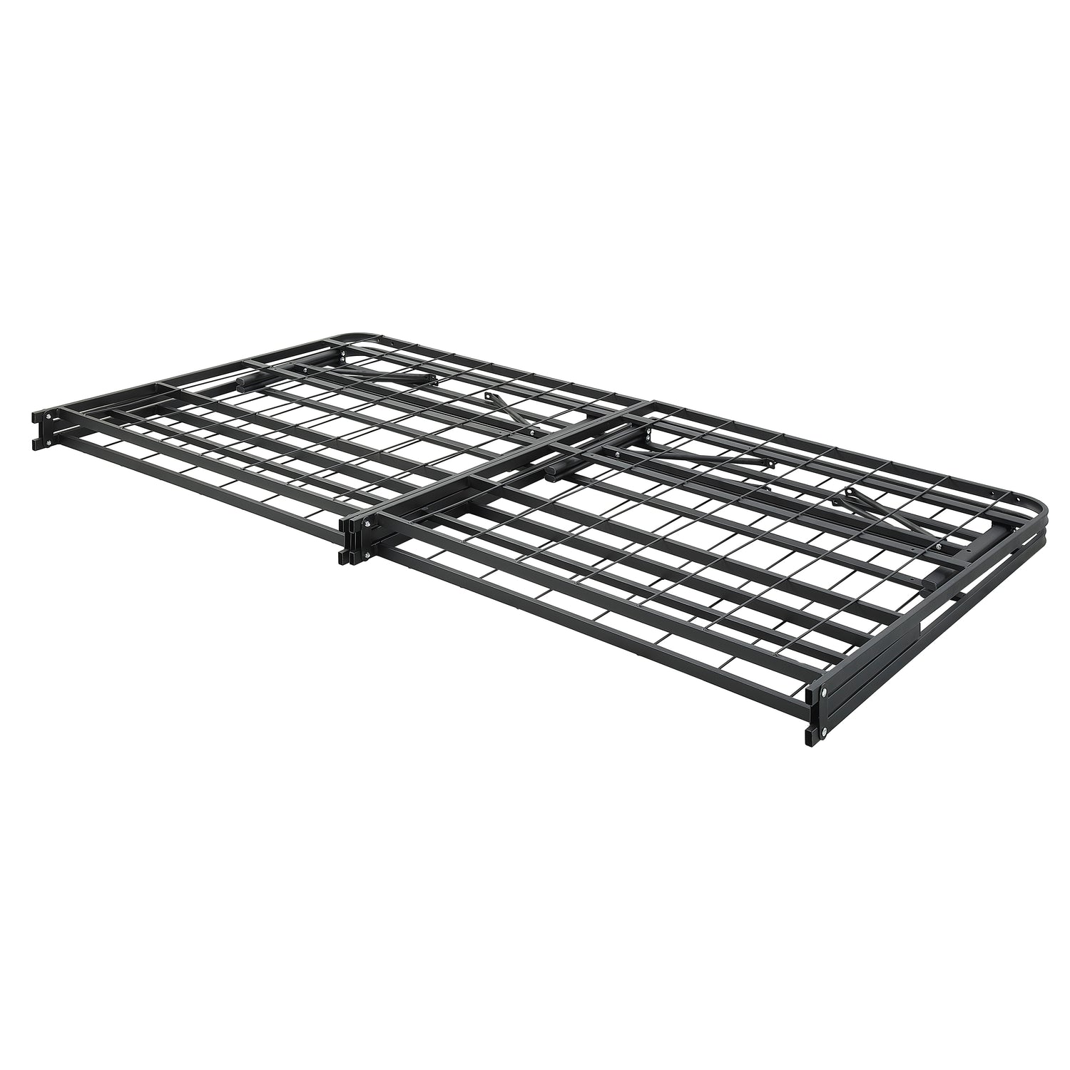 BF-1MT-EK Eastern King Foldable Metal Platform Bed Frame, Toolless - BF-1MT-EK