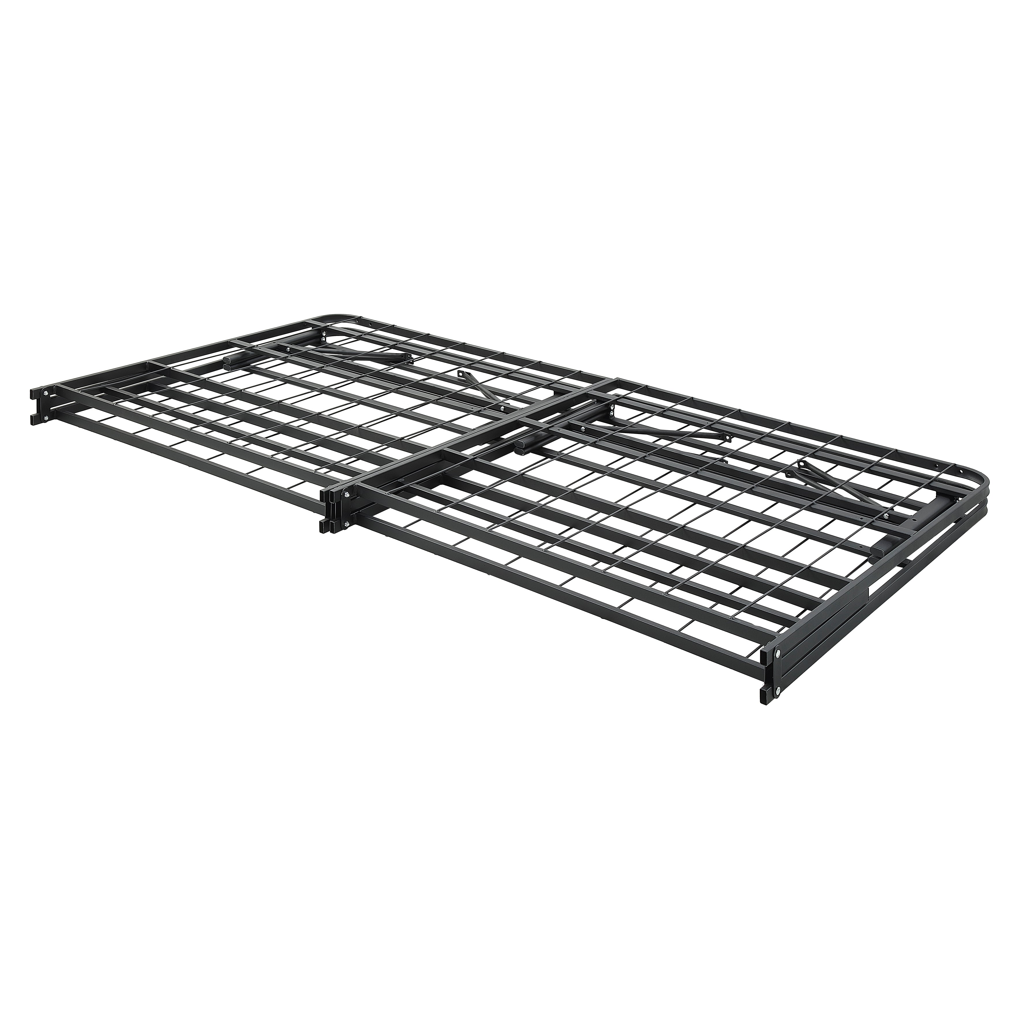 BF-1MT-EK Eastern King Foldable Metal Platform Bed Frame, Toolless - BF-1MT-EK
