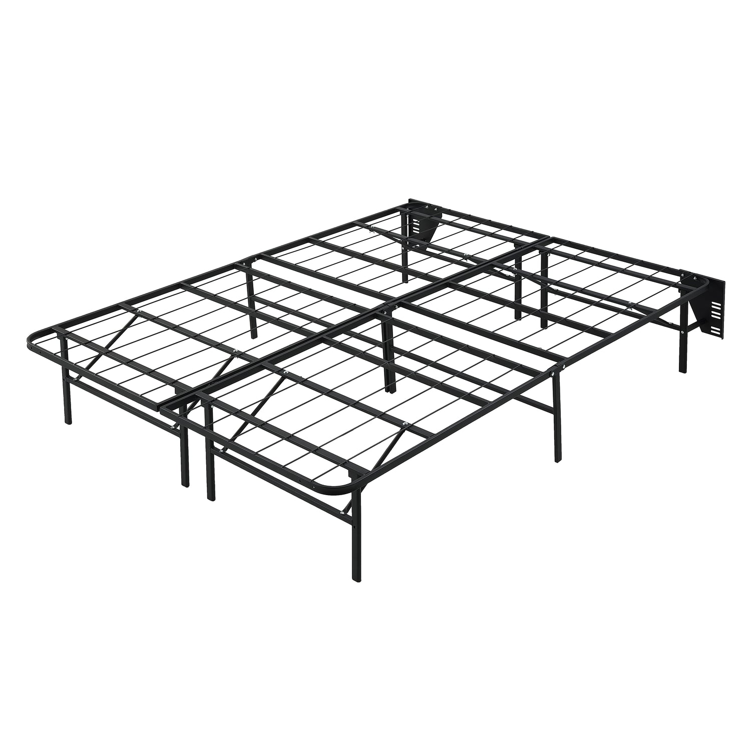 BF-1MT-F Full Foldable Metal Platform Bed Frame, Toolless - BF-1MT-F