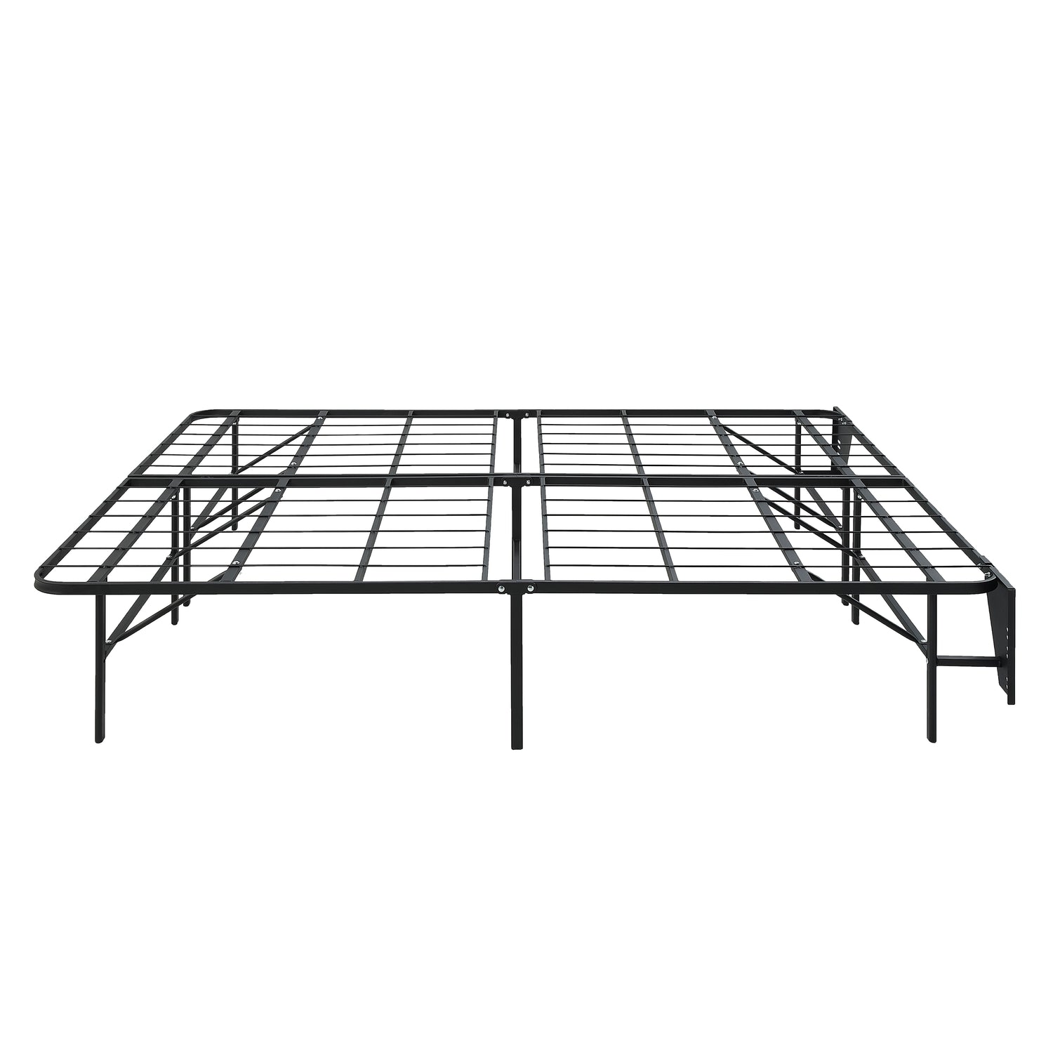 BF-1MT-F Full Foldable Metal Platform Bed Frame, Toolless - BF-1MT-F