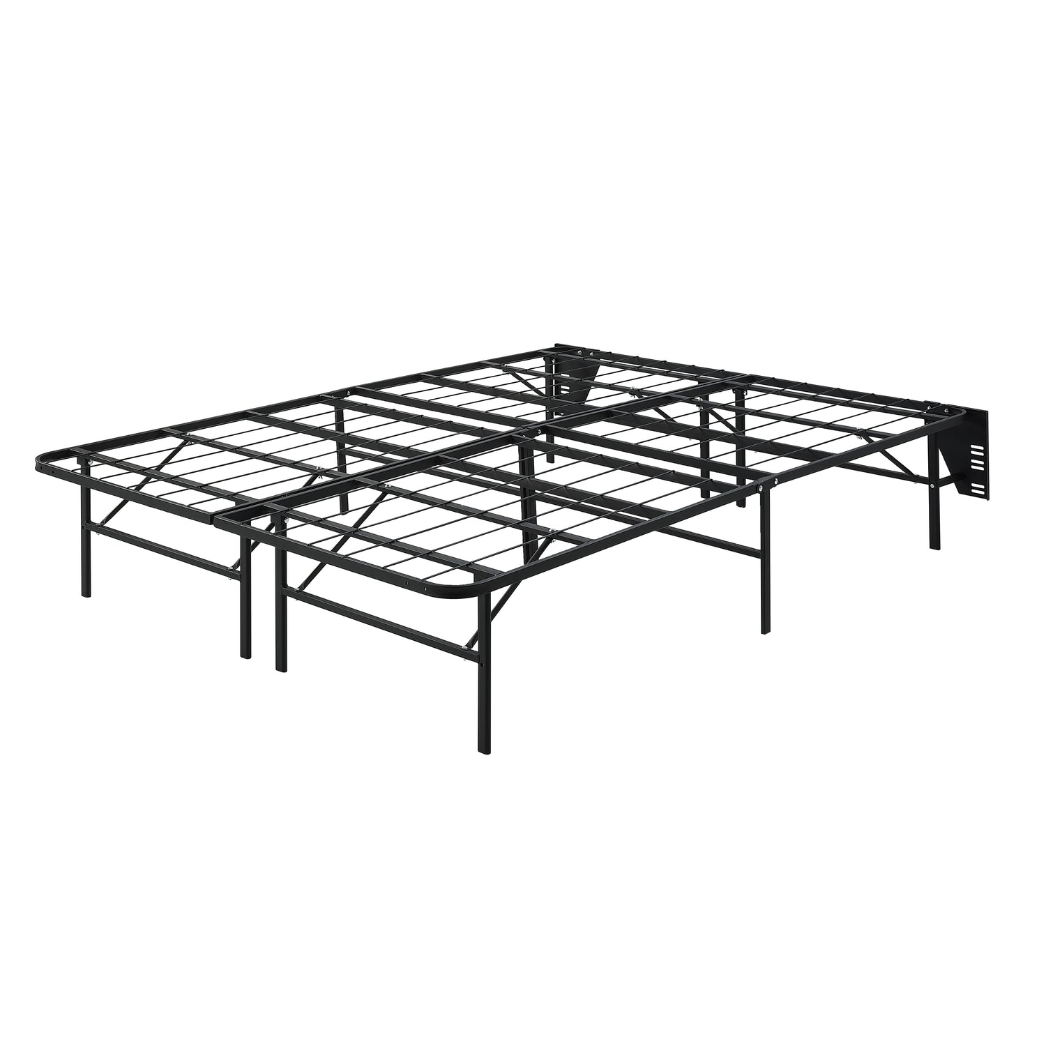 BF-1MT-Q Queen Foldable Metal Platform Bed Frame, Toolless - BF-1MT-Q