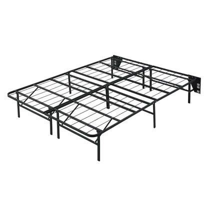 BF-1MT-Q Queen Foldable Metal Platform Bed Frame, Toolless - BF-1MT-Q