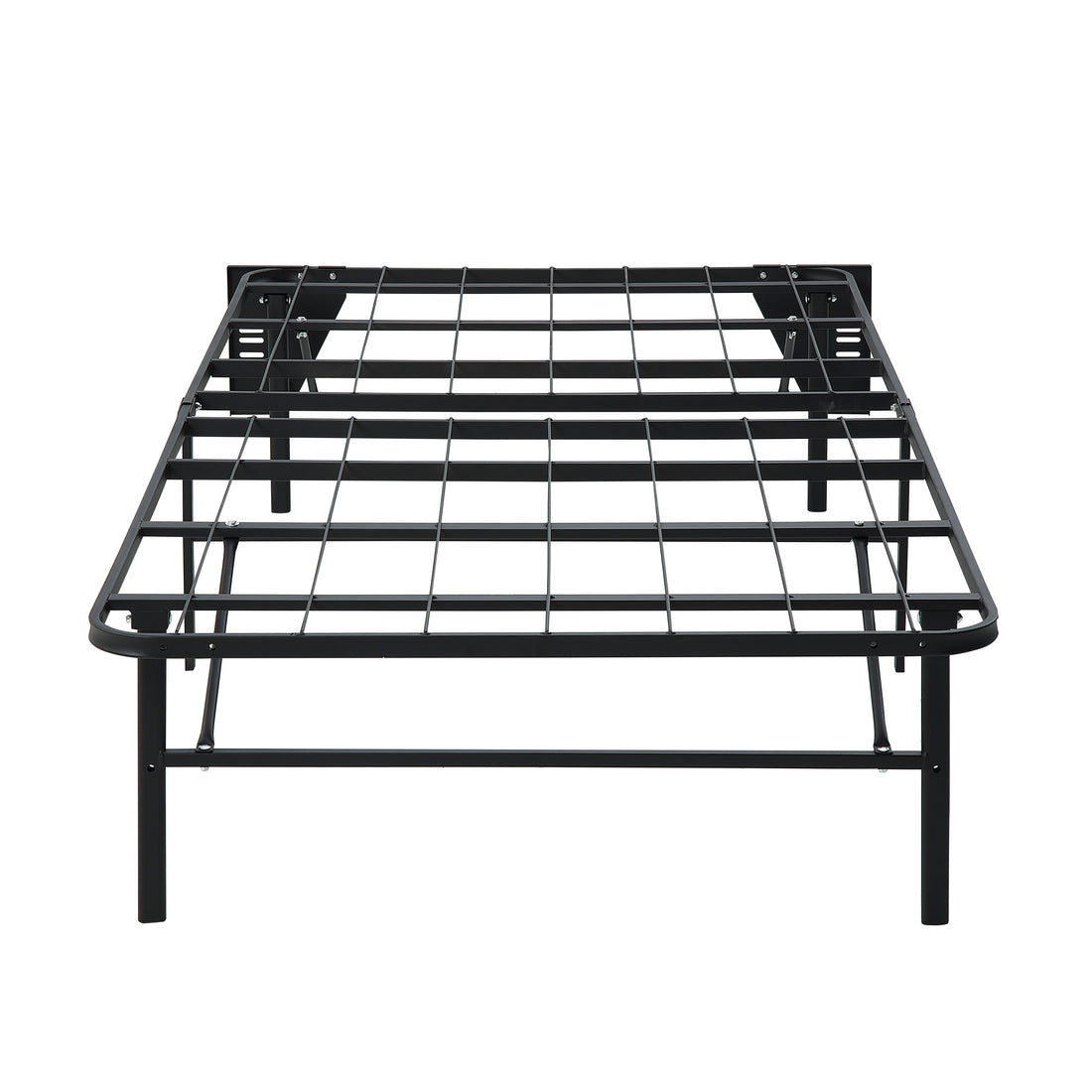 BF-1MT-T Twin Foldable Metal Platform Bed Frame, Toolless - BF-1MT-T