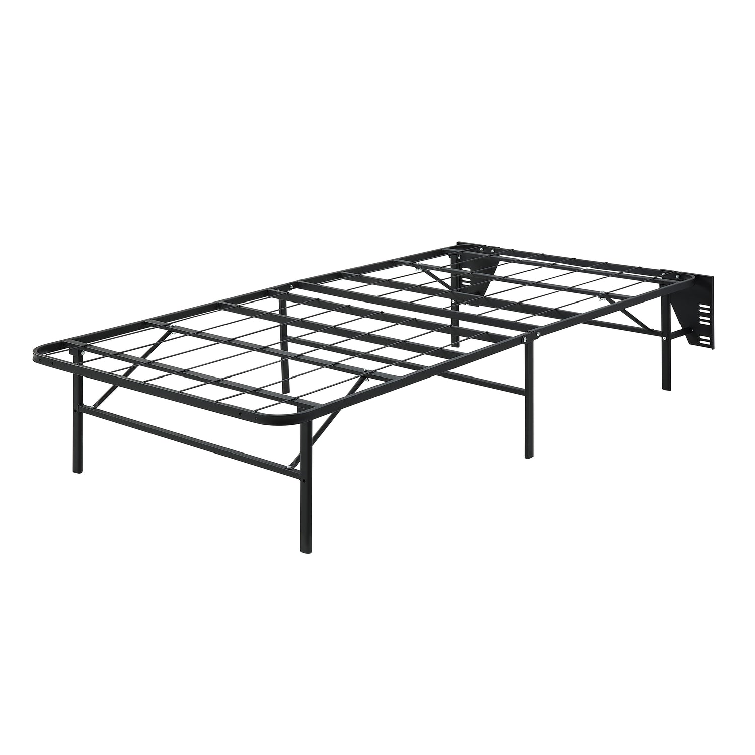 BF-1MT-T Twin Foldable Metal Platform Bed Frame, Toolless - BF-1MT-T