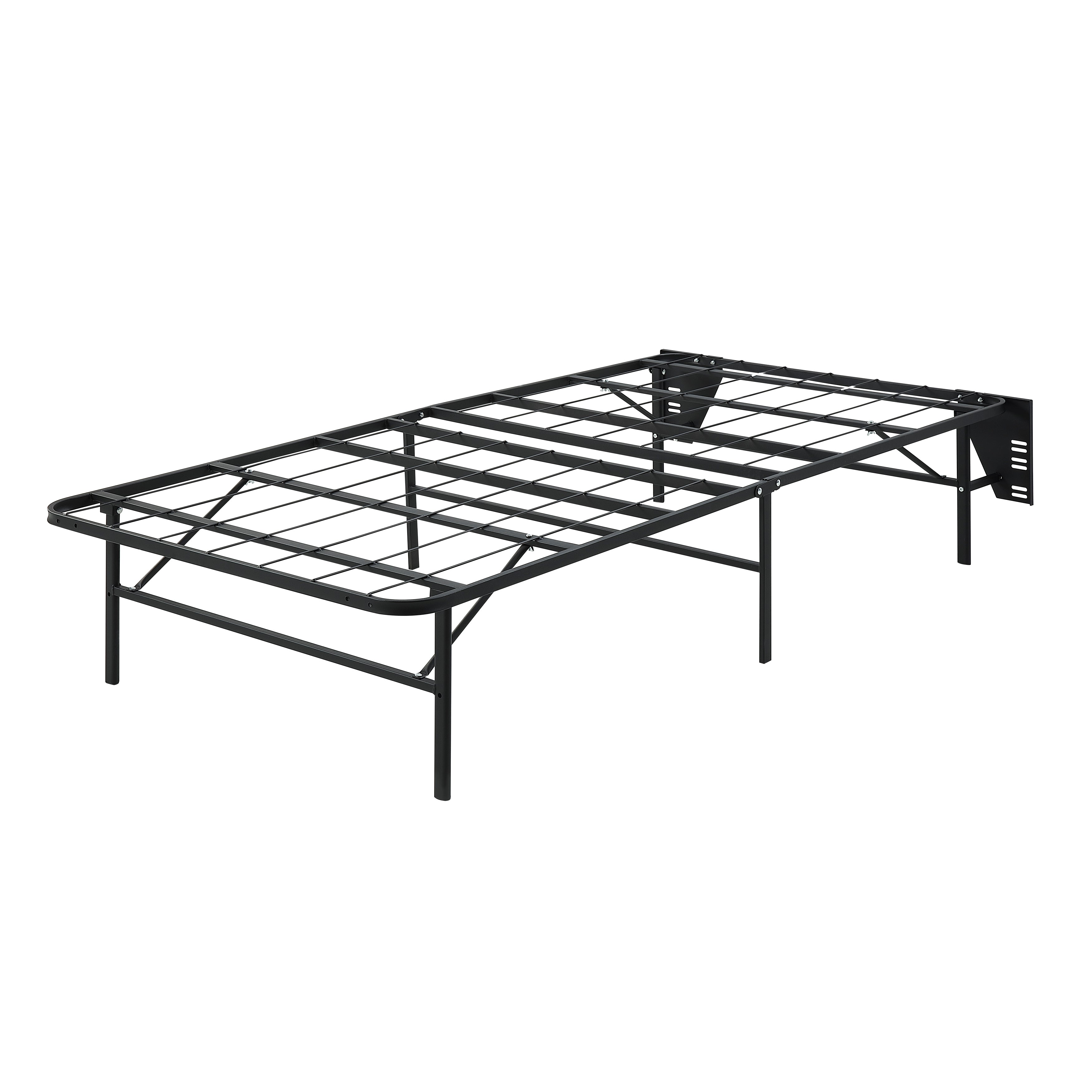 BF-1MT-T Twin Foldable Metal Platform Bed Frame, Toolless - BF-1MT-T