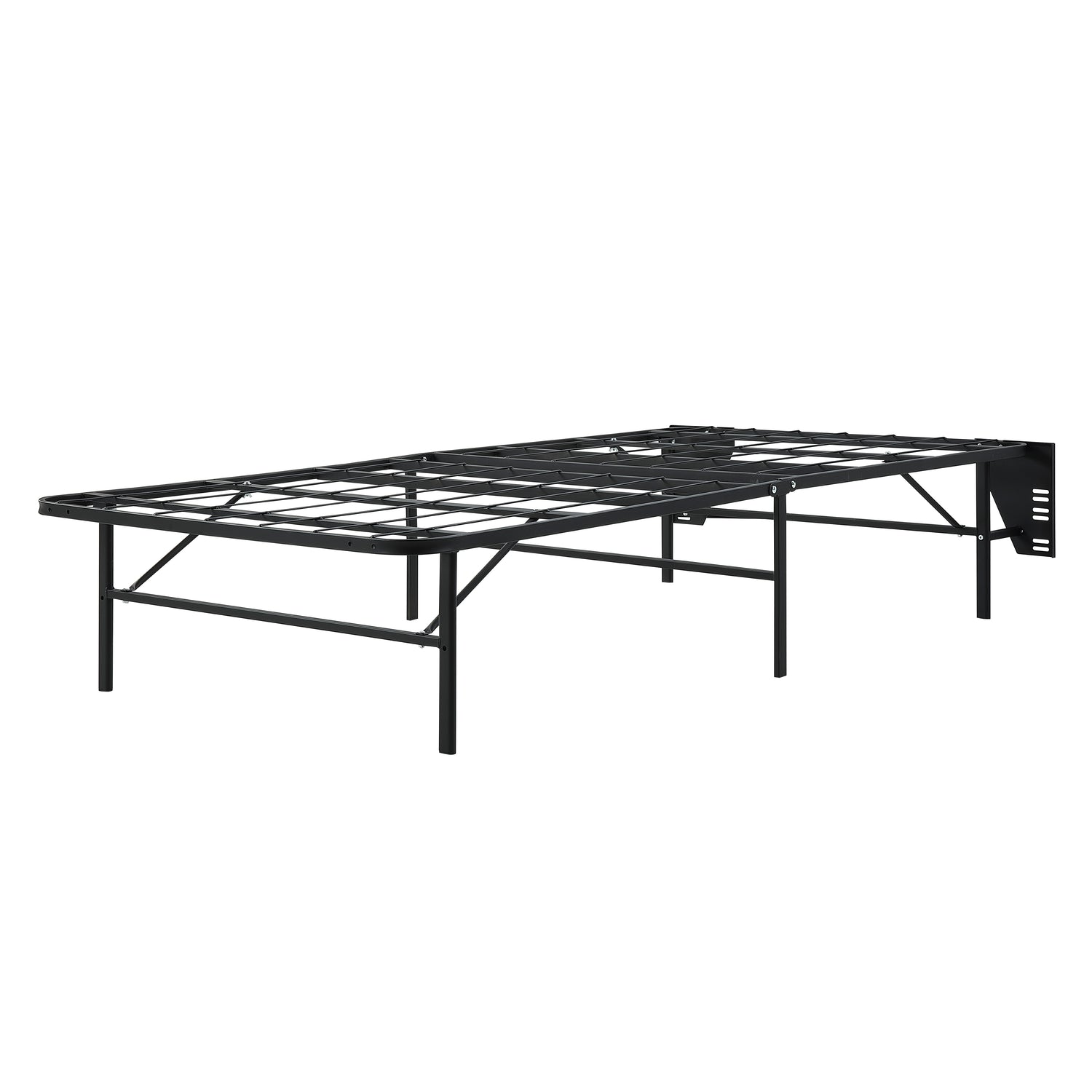 BF-1MT-T Twin Foldable Metal Platform Bed Frame, Toolless - BF-1MT-T