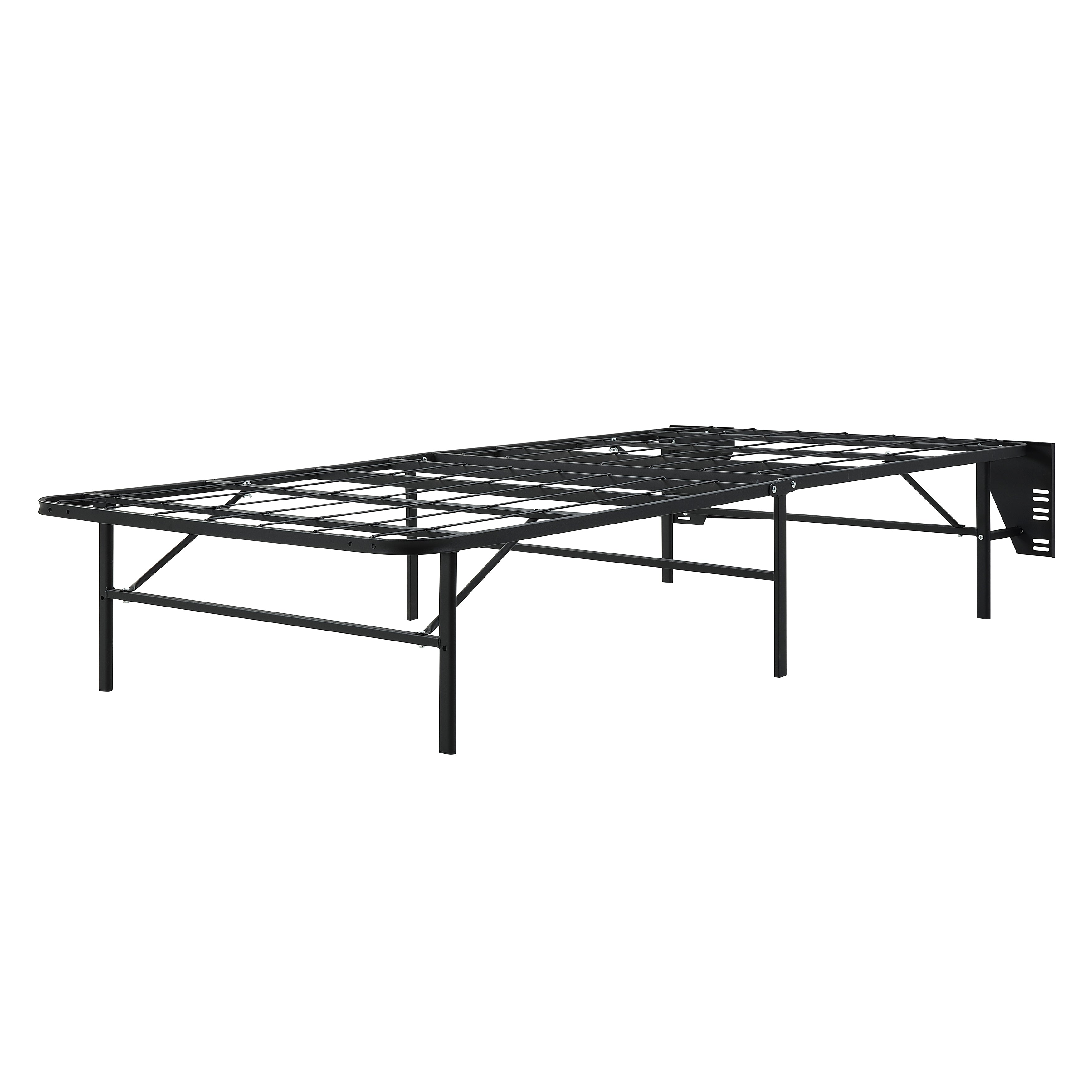 BF-1MT-T Twin Foldable Metal Platform Bed Frame, Toolless - BF-1MT-T