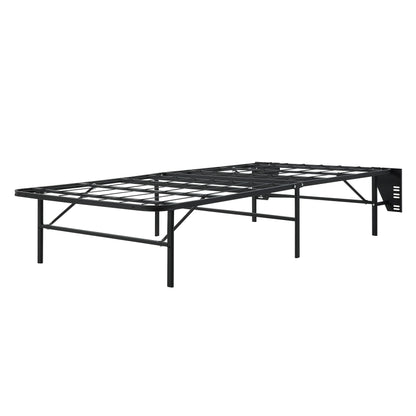 BF-1MT-T Twin Foldable Metal Platform Bed Frame, Toolless - BF-1MT-T