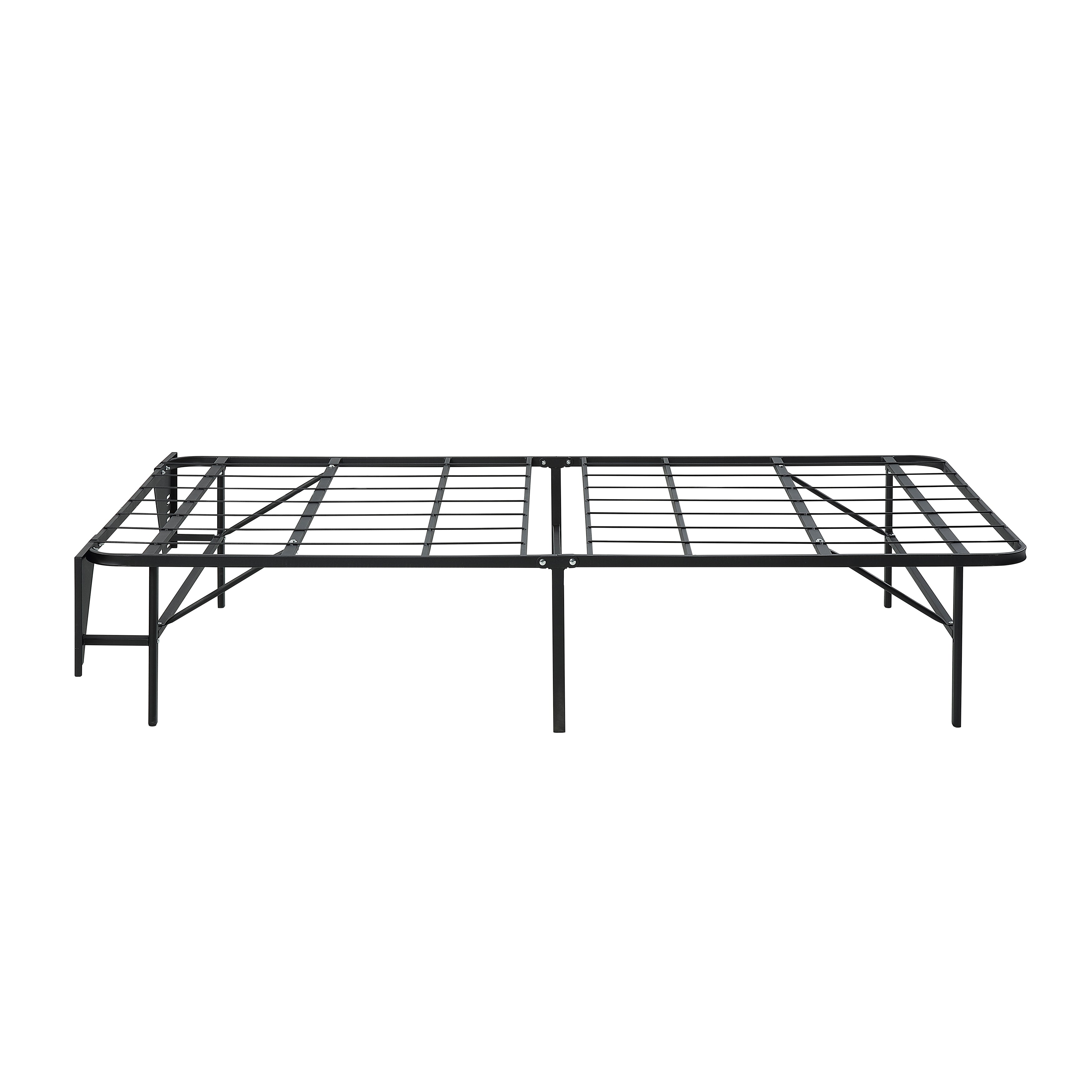 BF-1MT-T Twin Foldable Metal Platform Bed Frame, Toolless - BF-1MT-T