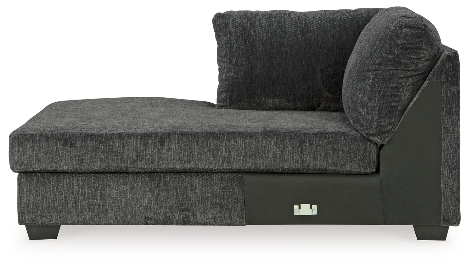 Biddeford Shadow 2-Piece Sectional and Oversized Swivel Accent Chair - 35504U2