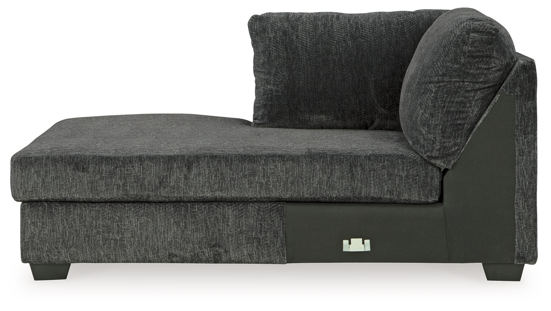 Biddeford Shadow 2-Piece Sectional and Oversized Swivel Accent Chair - 35504U2