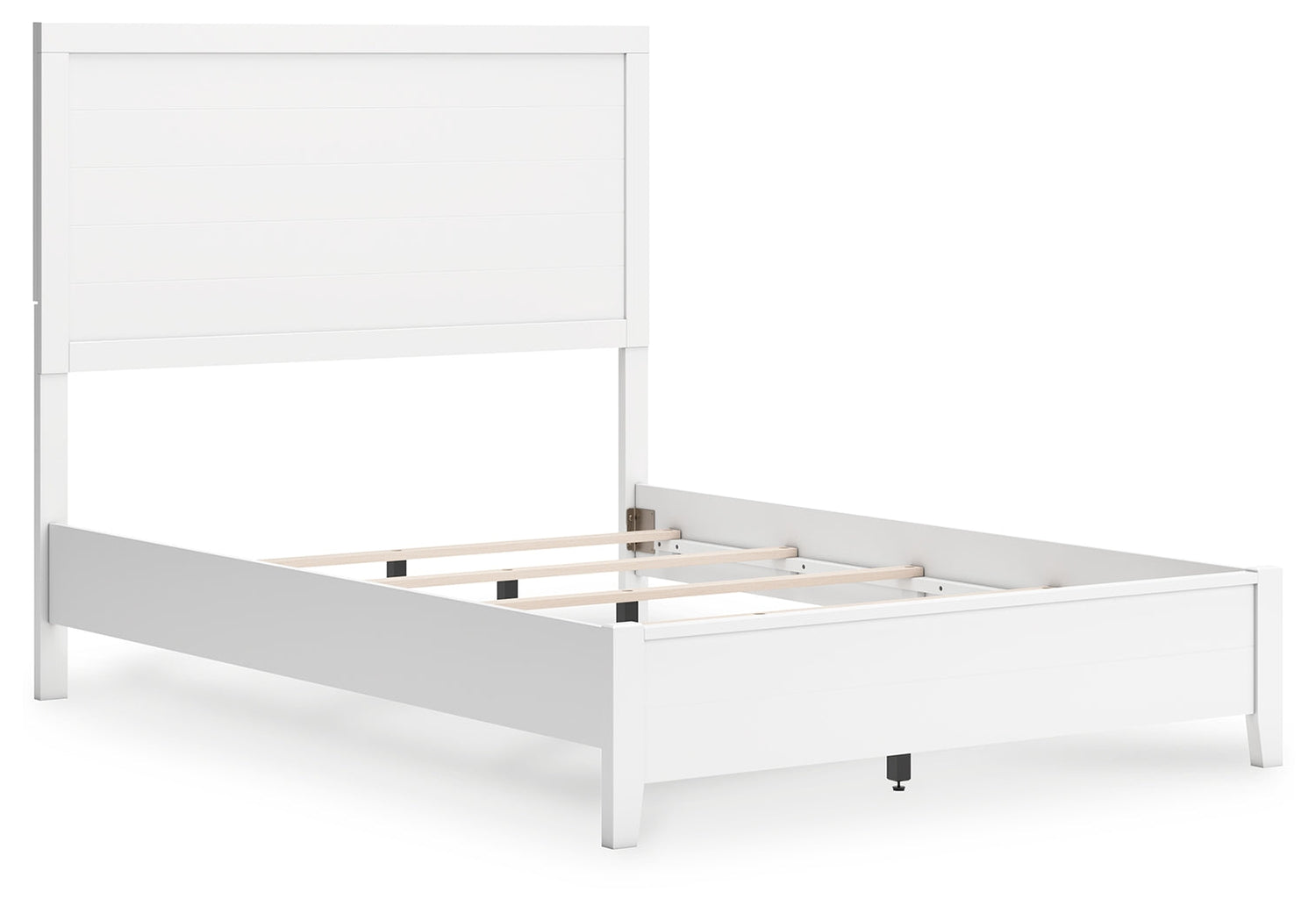 Binterglen Full Panel Bed with Dresser and 2 Nightstands in White - PKG016606