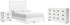 Binterglen Full Panel Bed with Dresser and Nightstand in White - PKG019198