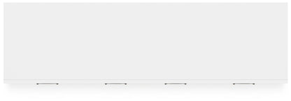 Binterglen Full Panel Bed with Dresser in White - PKG016605