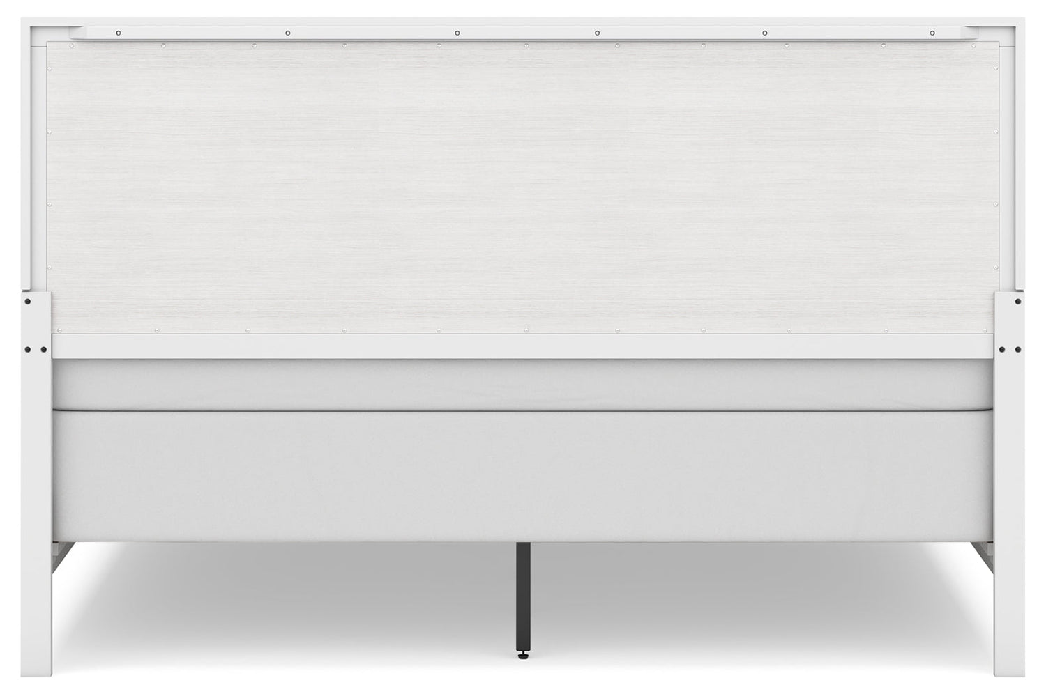 Binterglen King Panel Bed with 2 Nightstands in White from Ashley - Luna Furniture