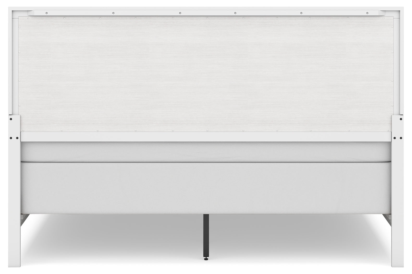 Binterglen King Panel Bed with 2 Nightstands in White from Ashley - Luna Furniture